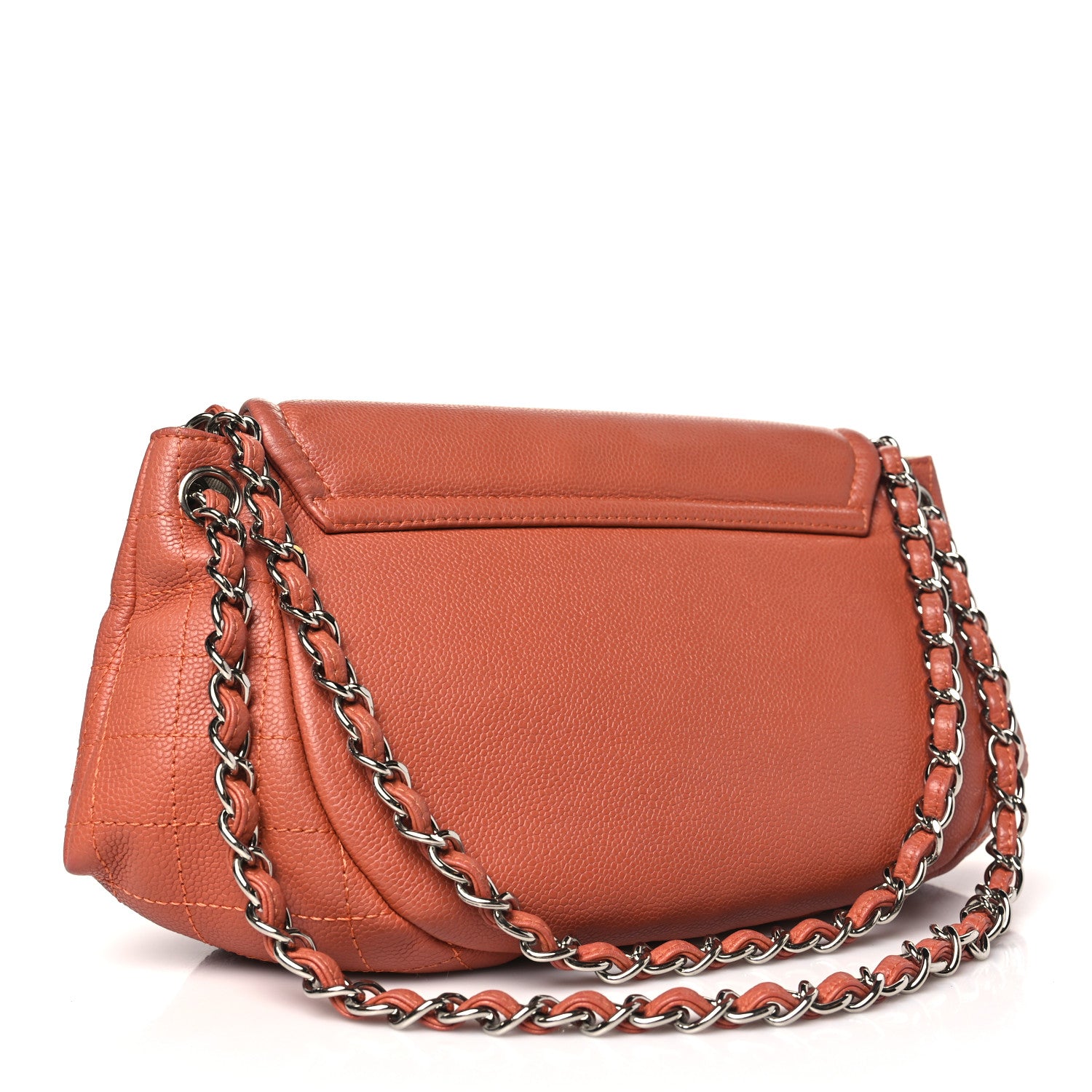Chanel Caviar Half Moon Large Flap Pink 3 of 11
