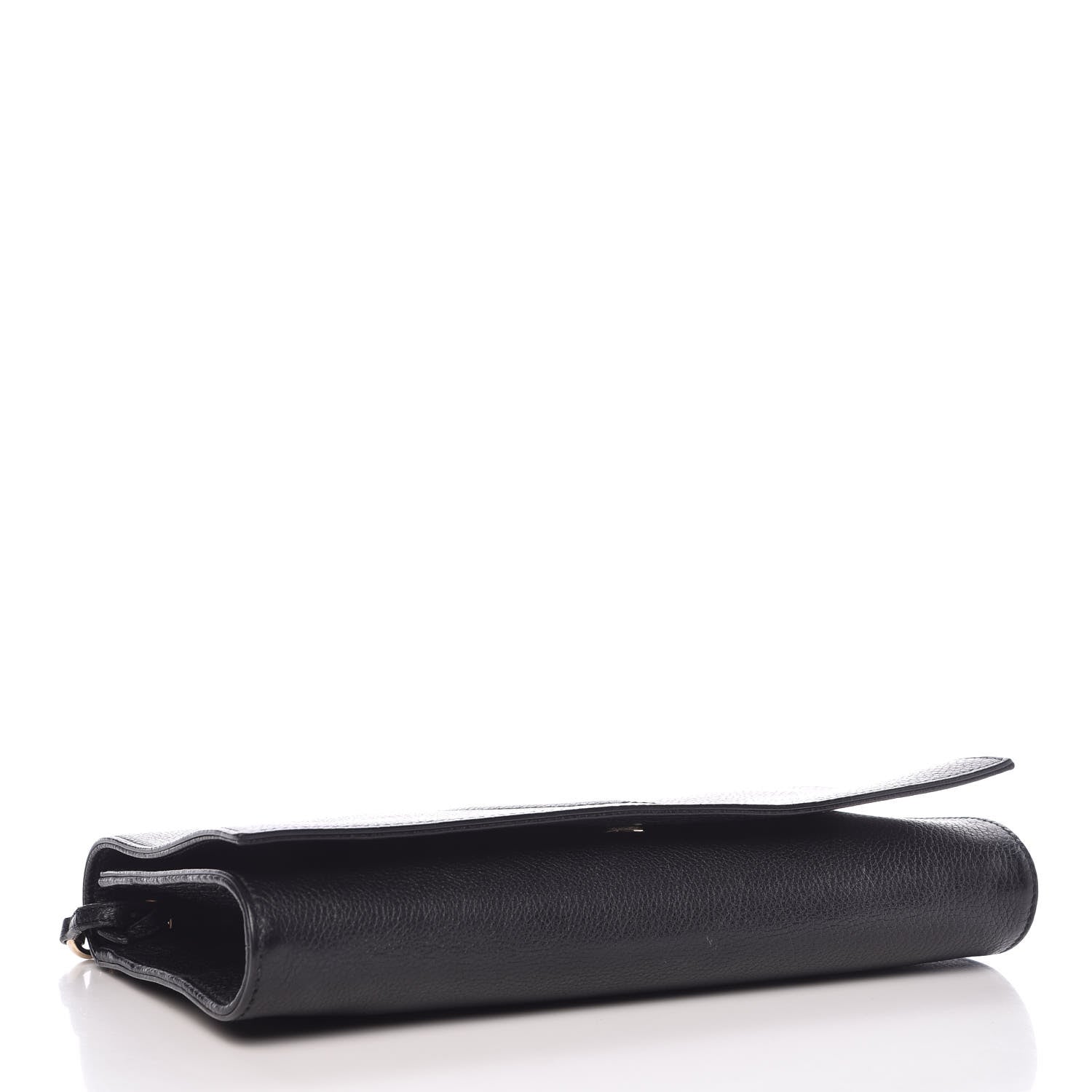 Gucci Pebbled Calfskin Medium Soho Clutch Black 4 of 7