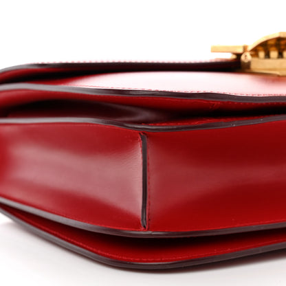 Celine Box Calfskin Medium Classic Box Flap Bag Red 11 of 13