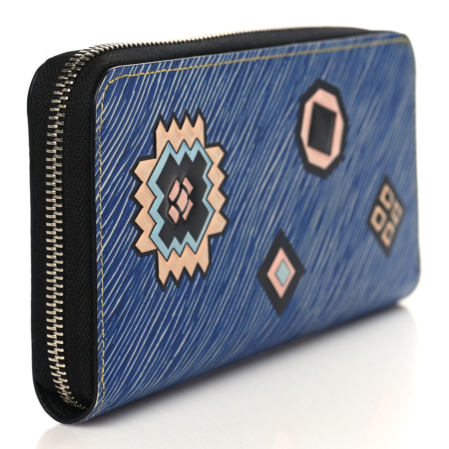 Epi Azteque Zippy Wallet Denim Light
