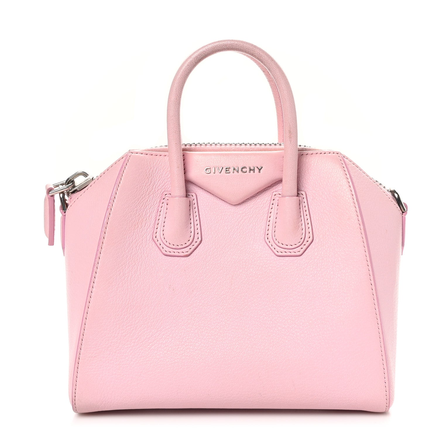 Givenchy Sugar Goatskin Mini Antigona Bright Pink 1 of 11