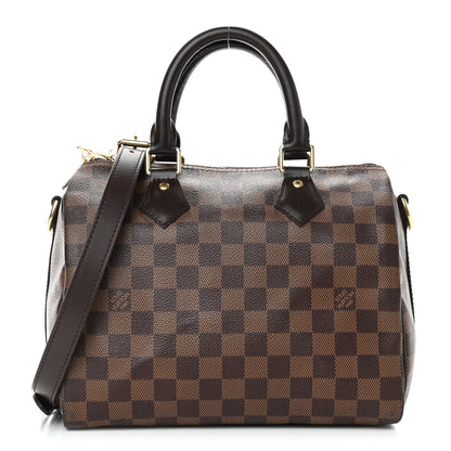 Louis Vuitton Damier Ebene Speedy Bandouliere 25 1 of 10