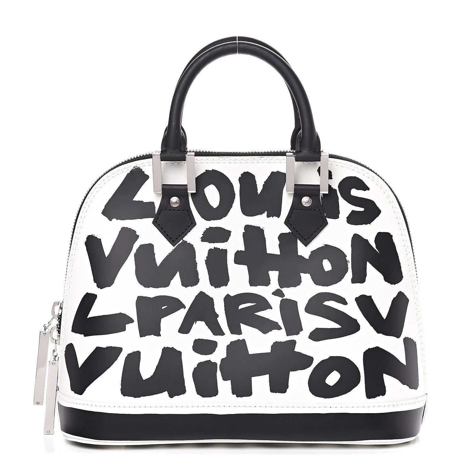 Louis Vuitton Graffiti Alma MM Black 1 of 7