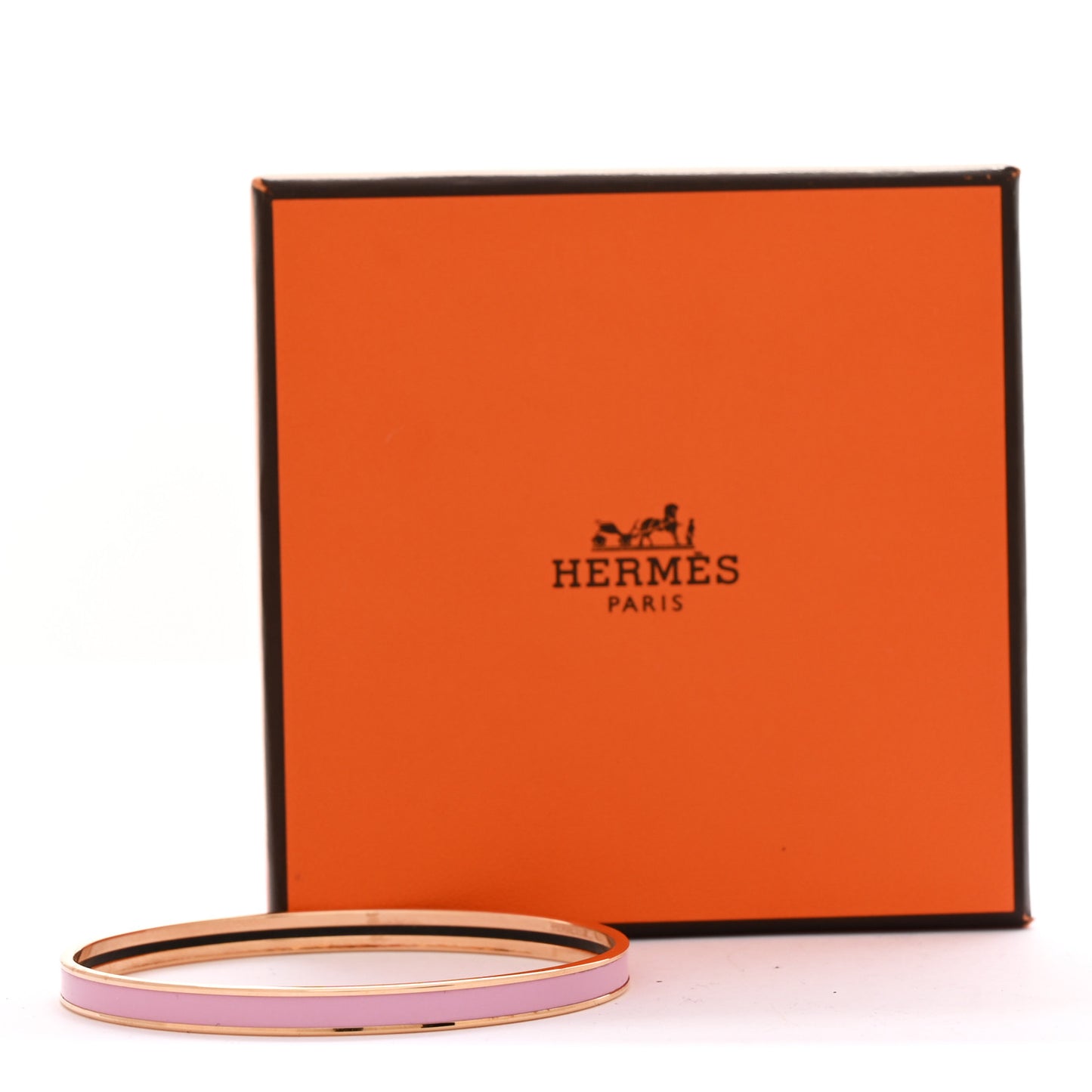 Enamel Printed Extra Narrow Bracelet 70 Rose Delirium