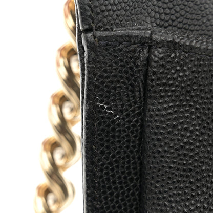 Chanel Caviar Quilted Medium Boy Flap Black 13 of 15