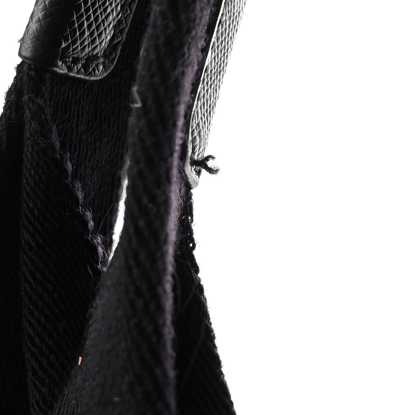 Tessuto Nylon Vela Diaper Bag Black