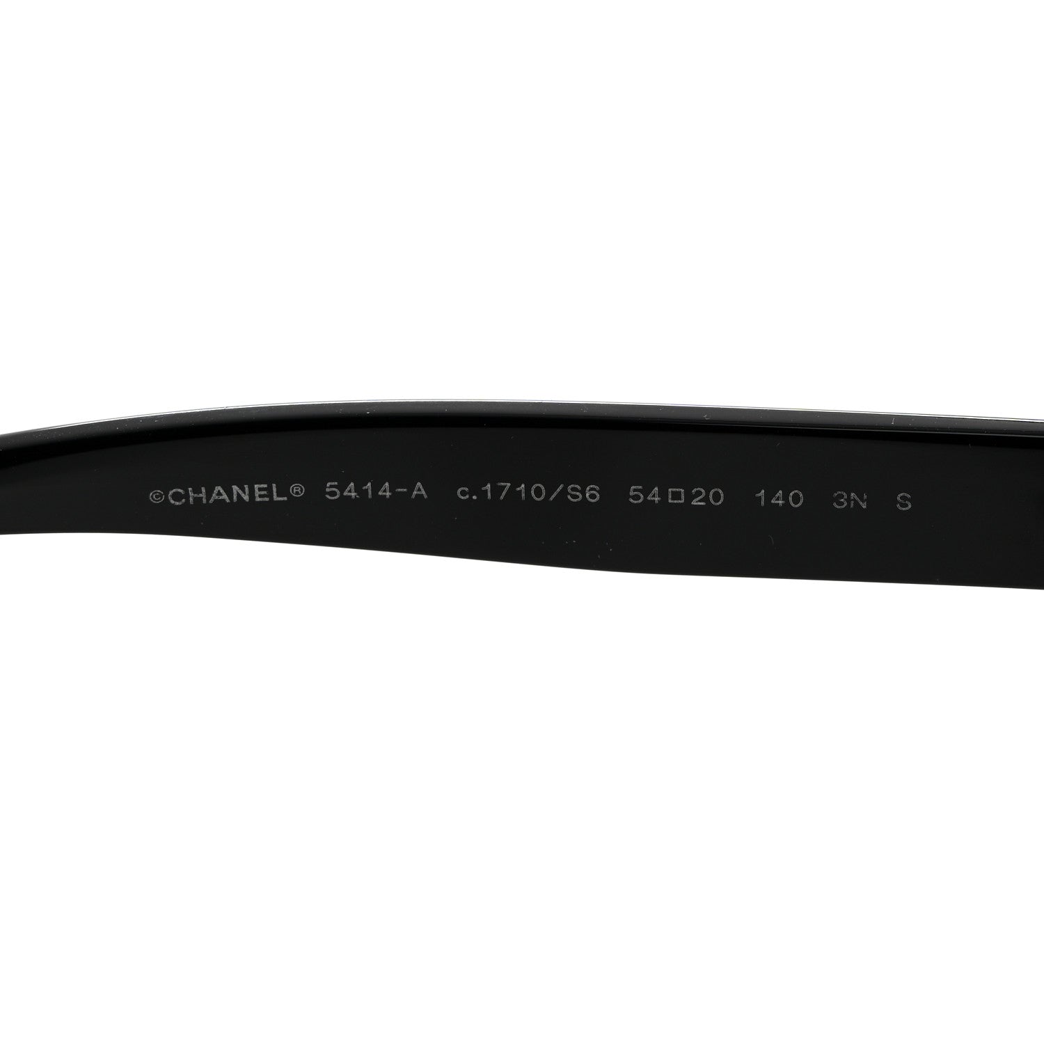 Chanel Acetate CC Butterfly Sunglasses 5414-A Black Green 5 of 7