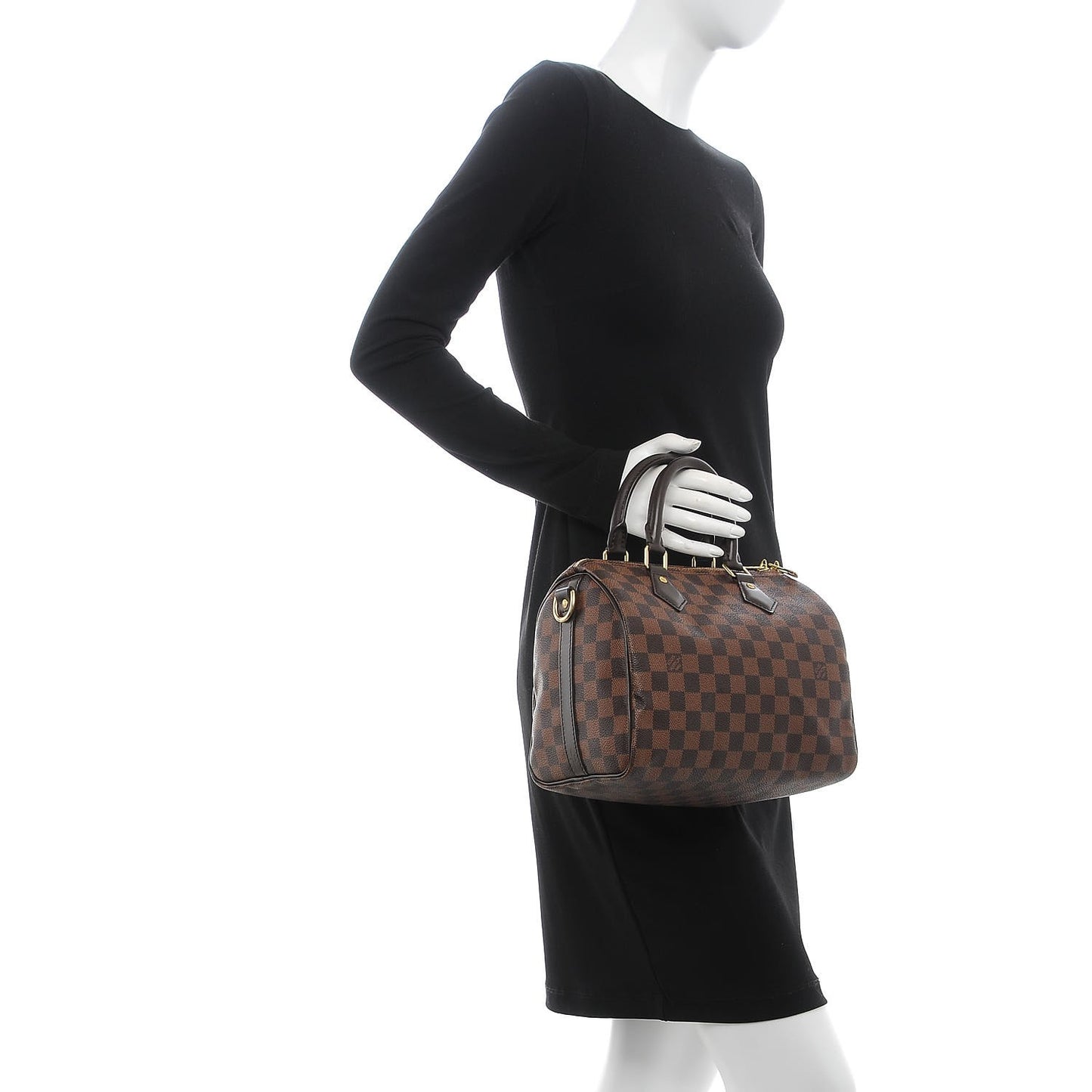 Damier Ebene Speedy Bandouliere 25