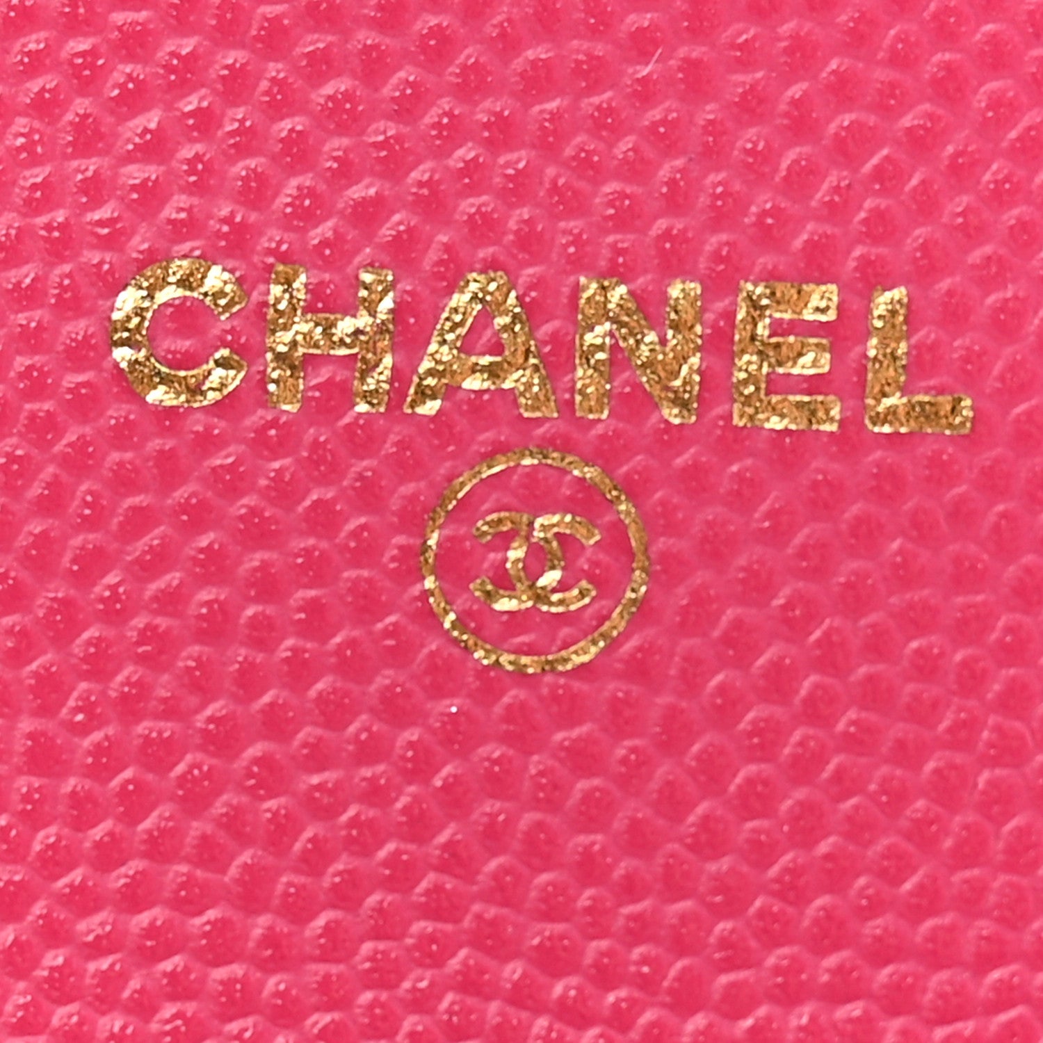 Chanel Caviar Quilted Flap Card Holder Wallet Fuchsia 6 of 9