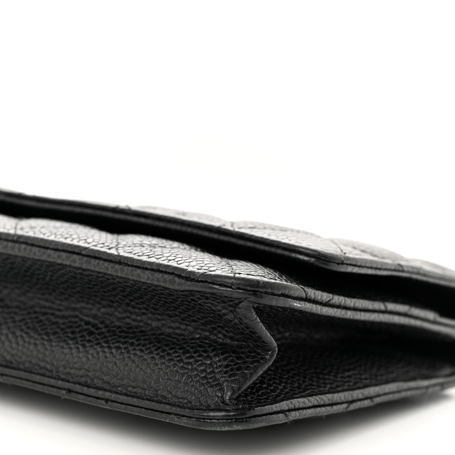 Chanel Caviar Quilted Wallet On Chain WOC Black 11 of 14