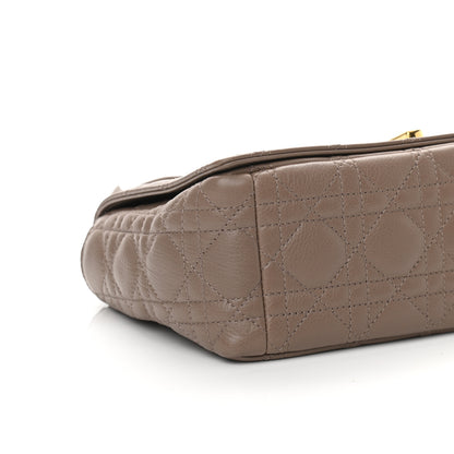 Christian Dior Lambskin Cannage Medium Caro Bag Warm Taupe 9 of 11