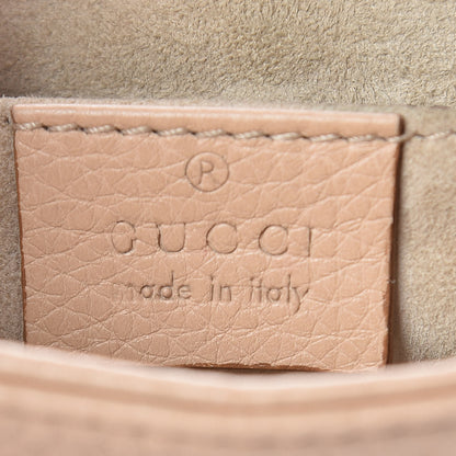 Gucci Dollar Calfskin Small 1973 Chain Shoulder Bag Camelia 6 of 12