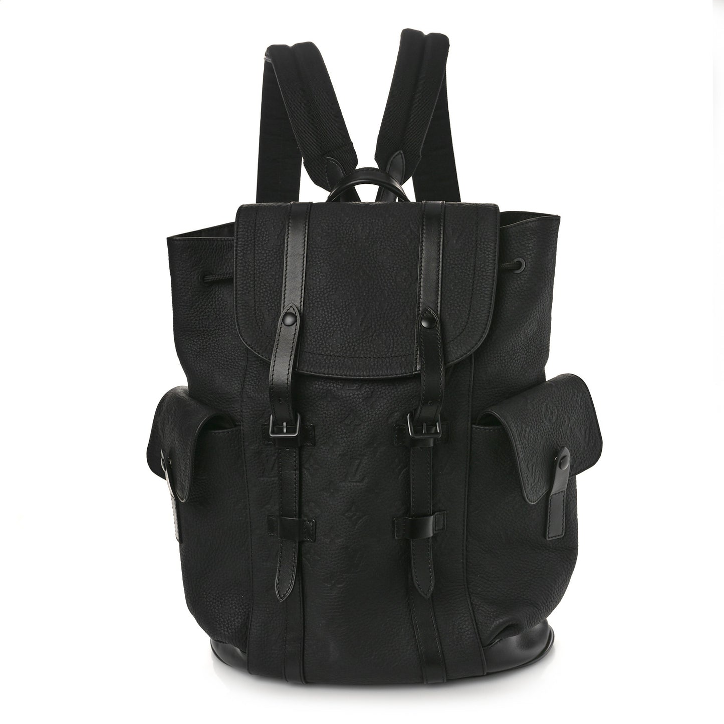 Taurillon Monogram Christopher MM Backpack Black