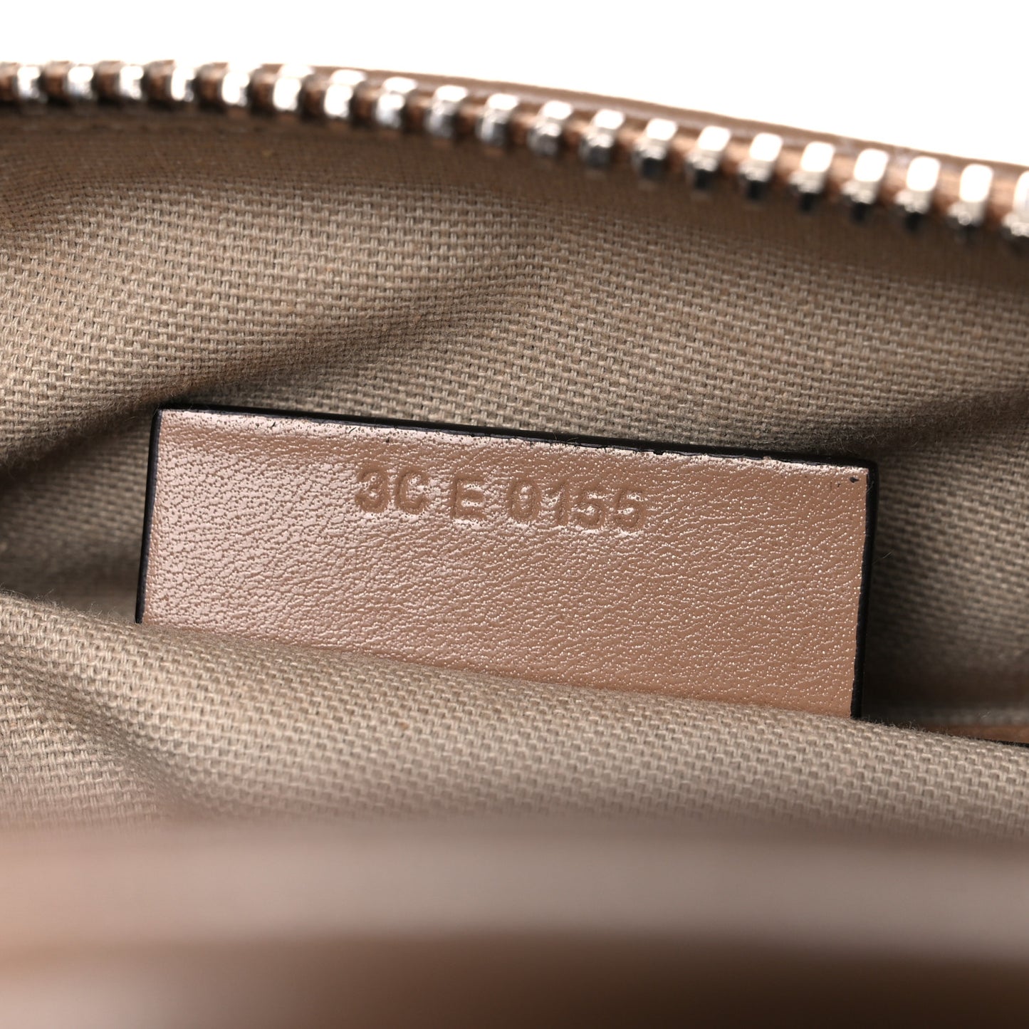 Shiny Lord Calfskin Small Antigona Dark Beige
