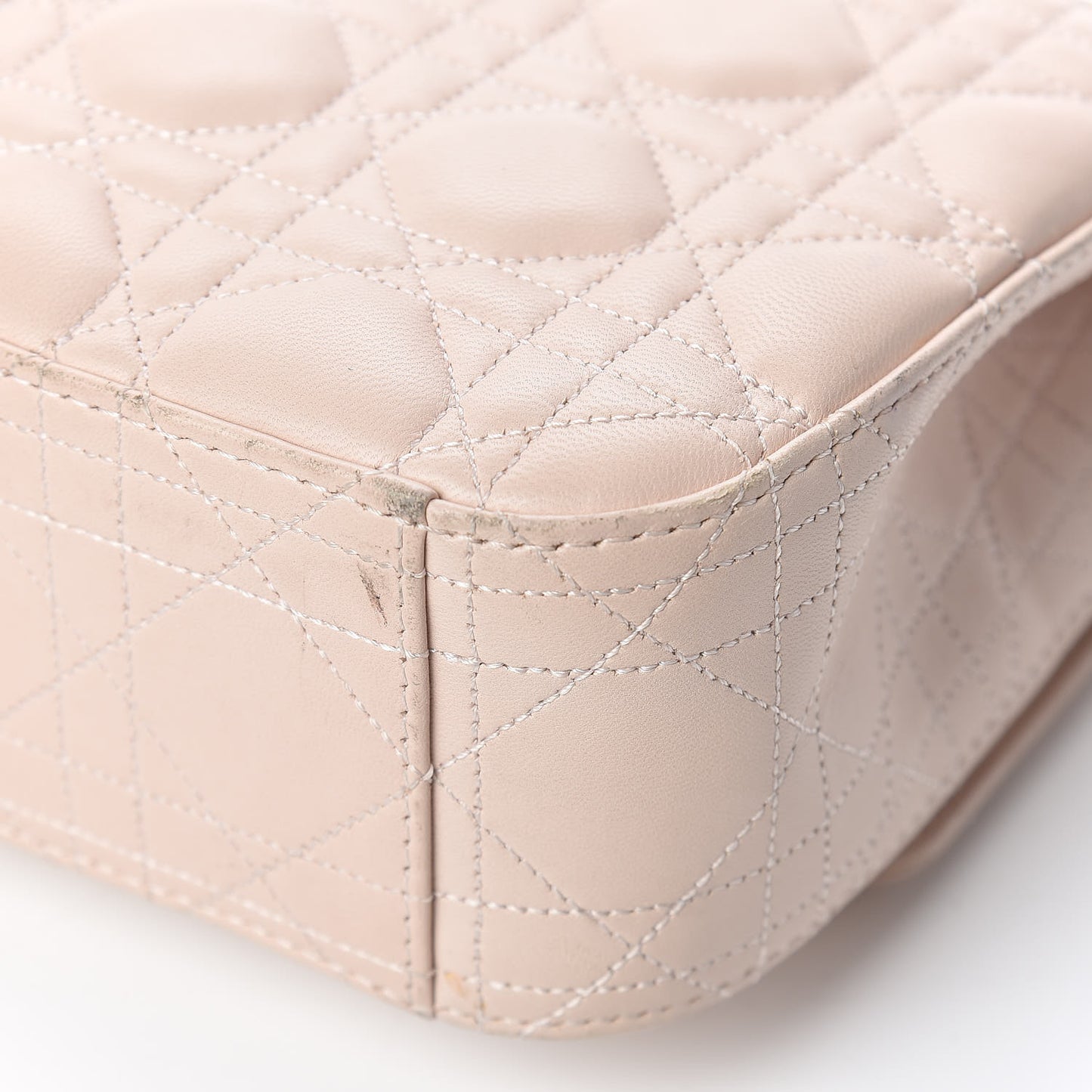 Lambskin Cannage Medium Miss Dior Flap Light Pink