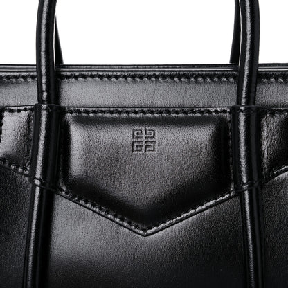 Givenchy Box Calfskin Mini Lock Antigona Shoulder Bag Black 12 of 13