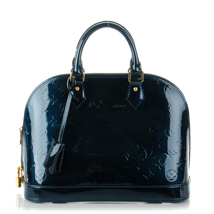 Louis Vuitton Vernis Alma PM Blue Nuit 1 of 7