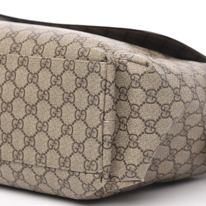 Gucci GG Plus Monogram Messenger Diaper Bag Dark Brown 9 of 12