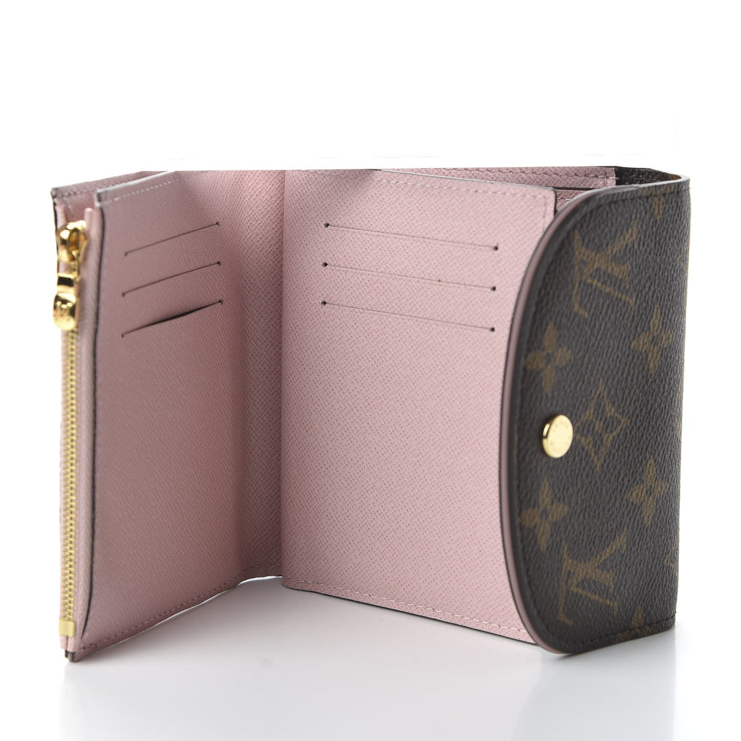 Monogram Ariane Compact Wallet Rose Ballerine