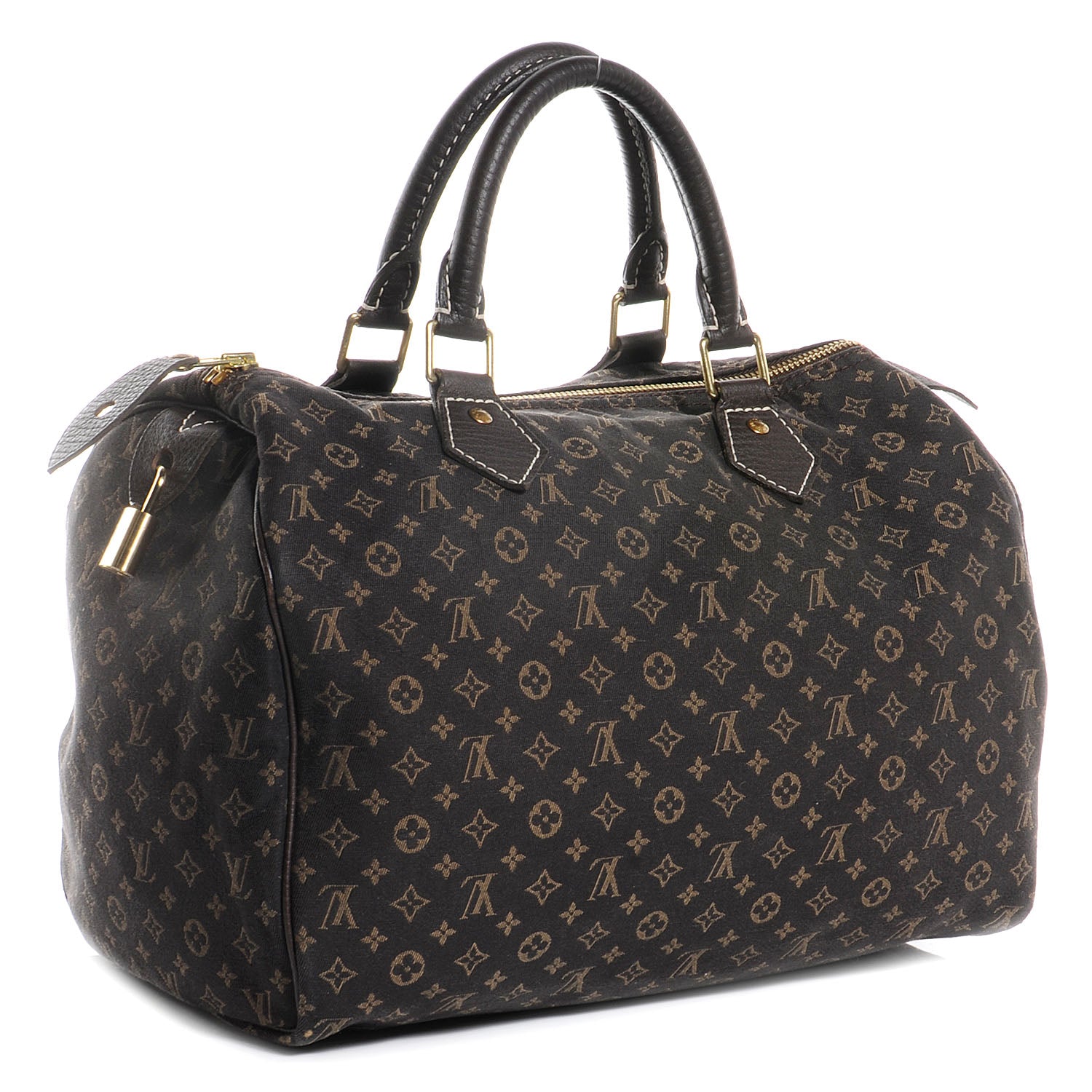 Louis Vuitton Mini Lin Speedy 30 Ebene 3 of 7