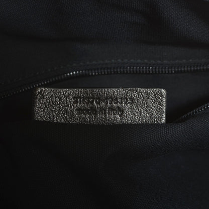Saint Laurent Grained Leather Oversized Muse Bowler Blue 7 of 8