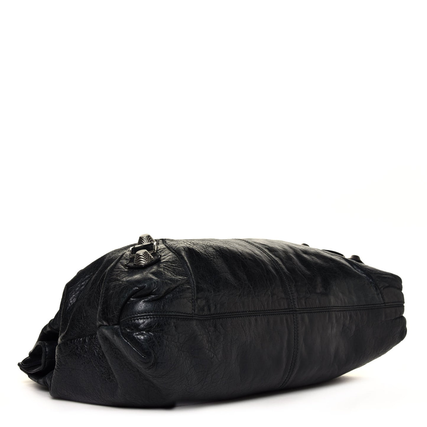 Agneau Giant 21 Silver Hardware Brief Black