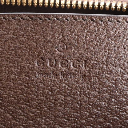 Gucci GG Supreme Monogram Textured Dollar Calfskin Small Ophidia Hobo Beige Ebony New Acero 6 of 10