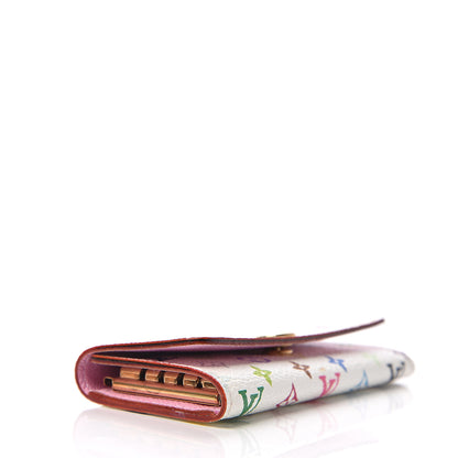 Louis Vuitton Monogram Multicolor Multicles 4 Key Holder White Litchi 3 of 6