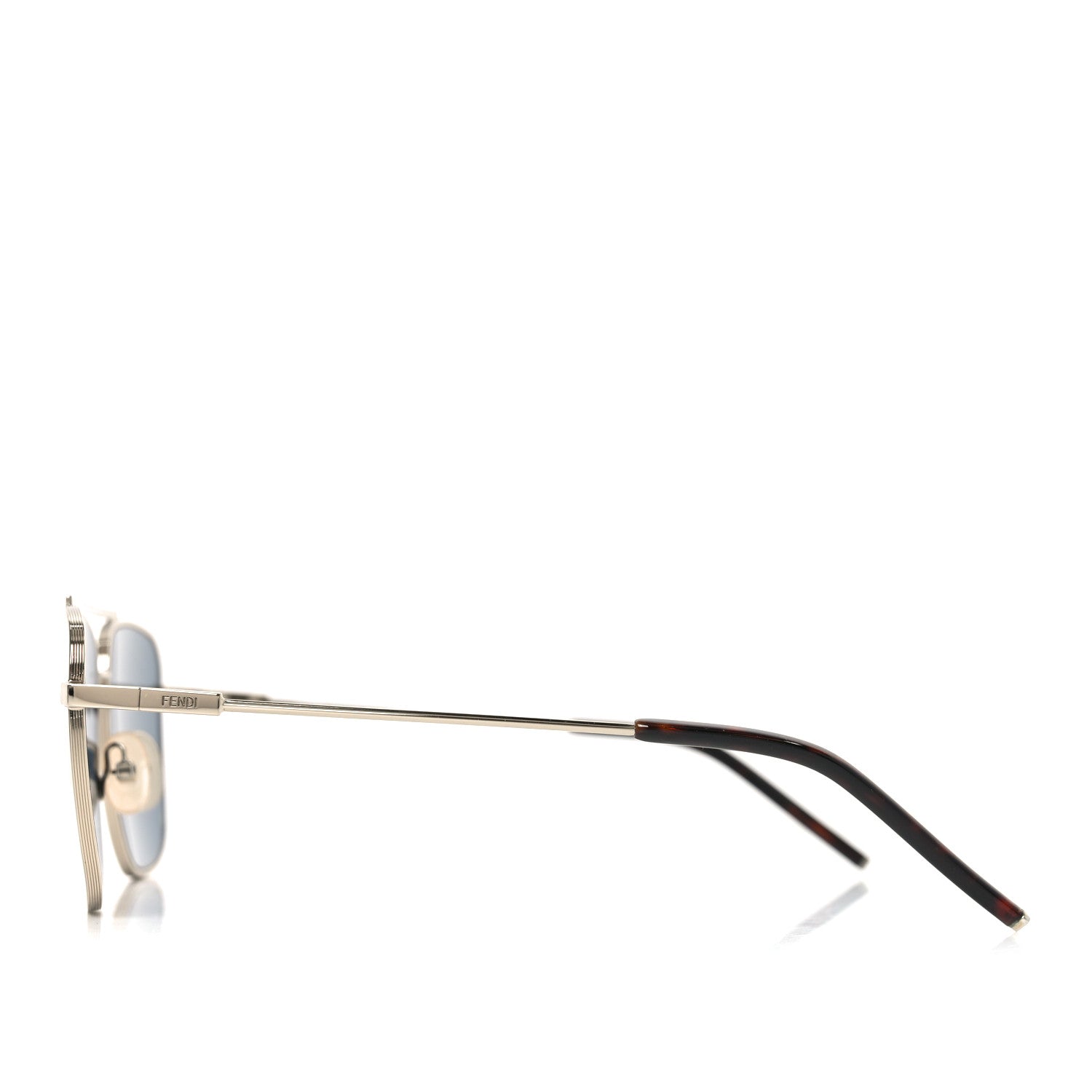 Fendi Mirrored Square Sunglasses FF M0008/S Gold 4 of 7
