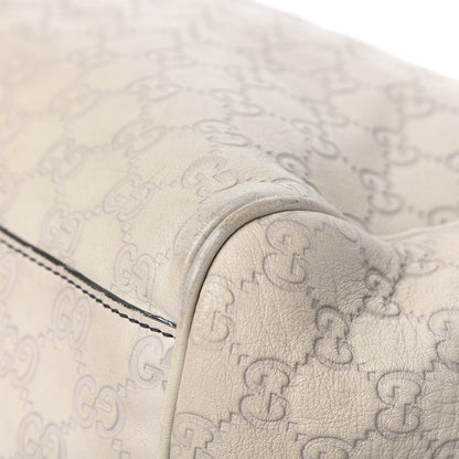 Gucci Guccissima Signature Medium Emily Shoulder Bag Mystic White 10 of 11