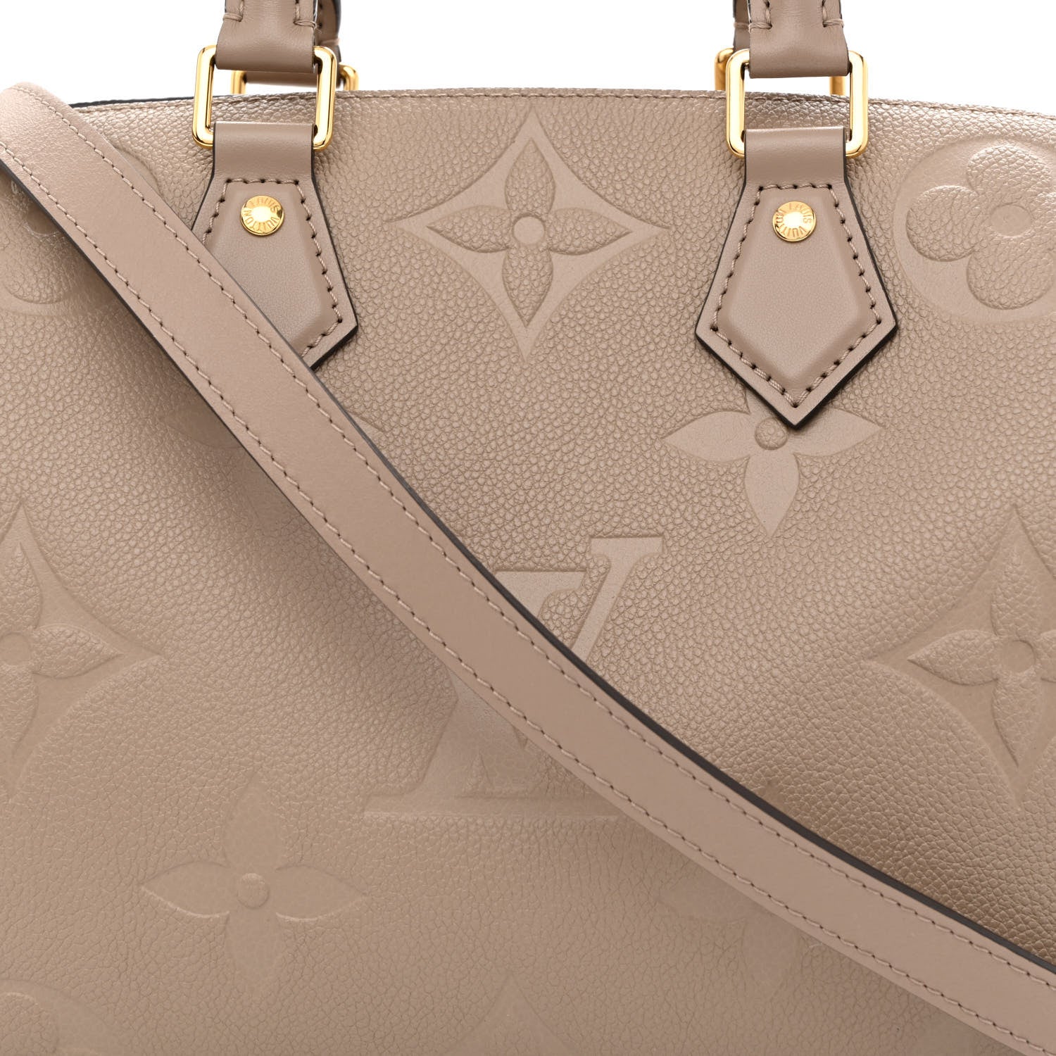 Louis Vuitton Empreinte Monogram Giant Speedy Bandouliere 25 Tourterelle 7 of 9