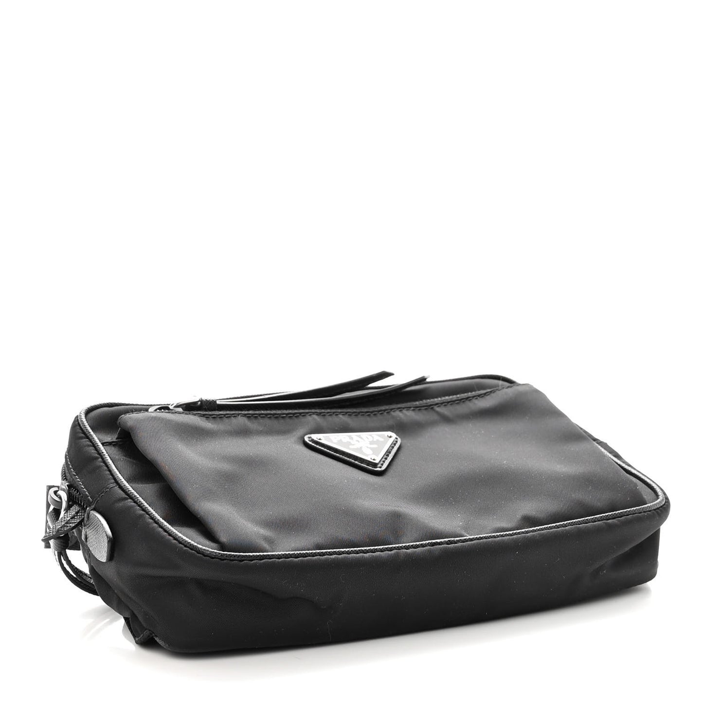 Tessuto Nylon Saffiano Belt Bag Black