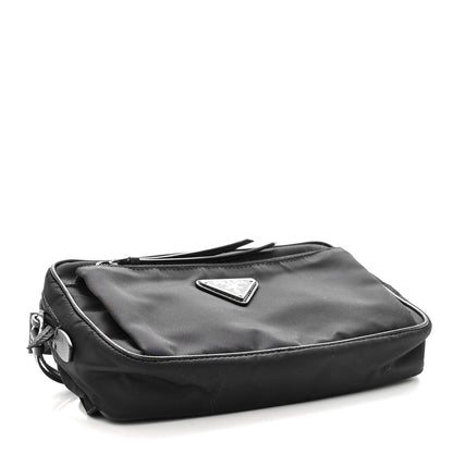 Prada Tessuto Nylon Saffiano Belt Bag Black 4 of 9