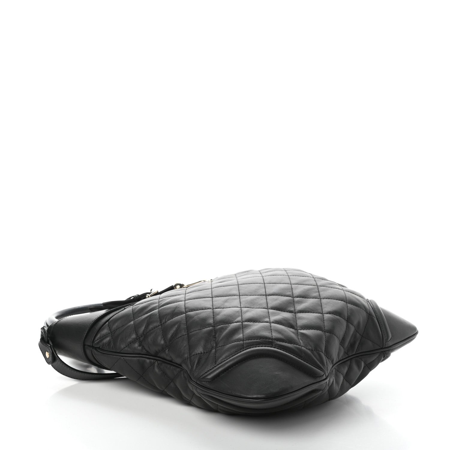 Burberry Calfskin Quilted Crossbody Bag Black 4 of 9