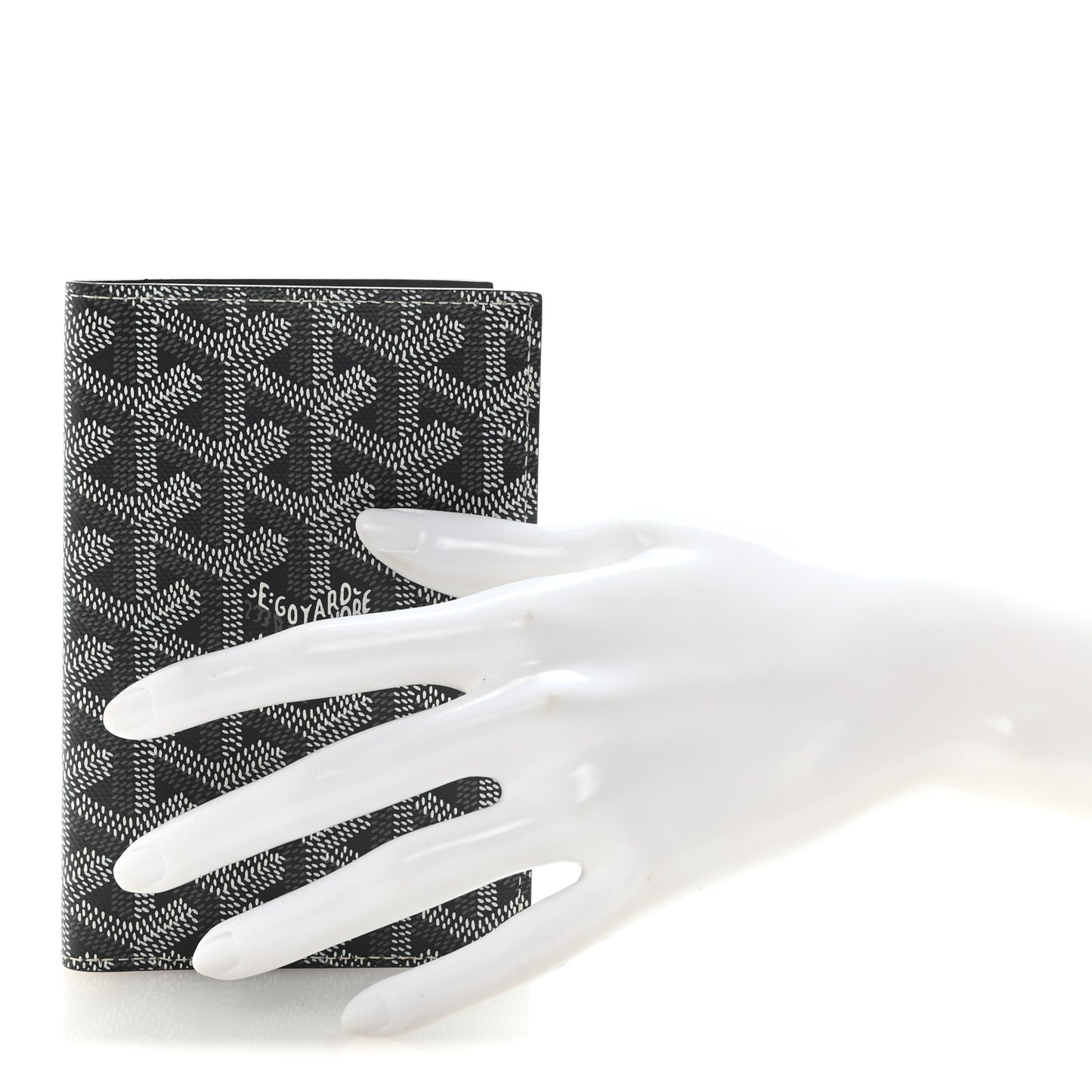 Goyardine Passport Wallet Grey