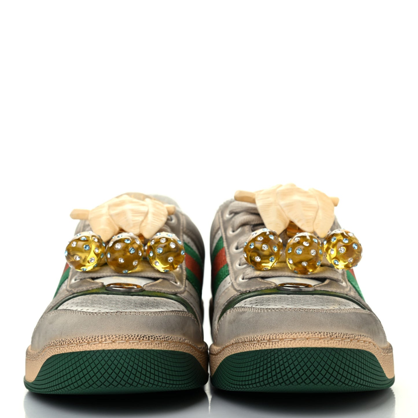Nubuck Web Cherries Womens Screener Sneakers 37 Dusty Milk White Vintage Green