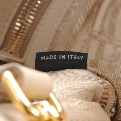 Prada Vitello Daino Tote Sabbia 7 of 8
