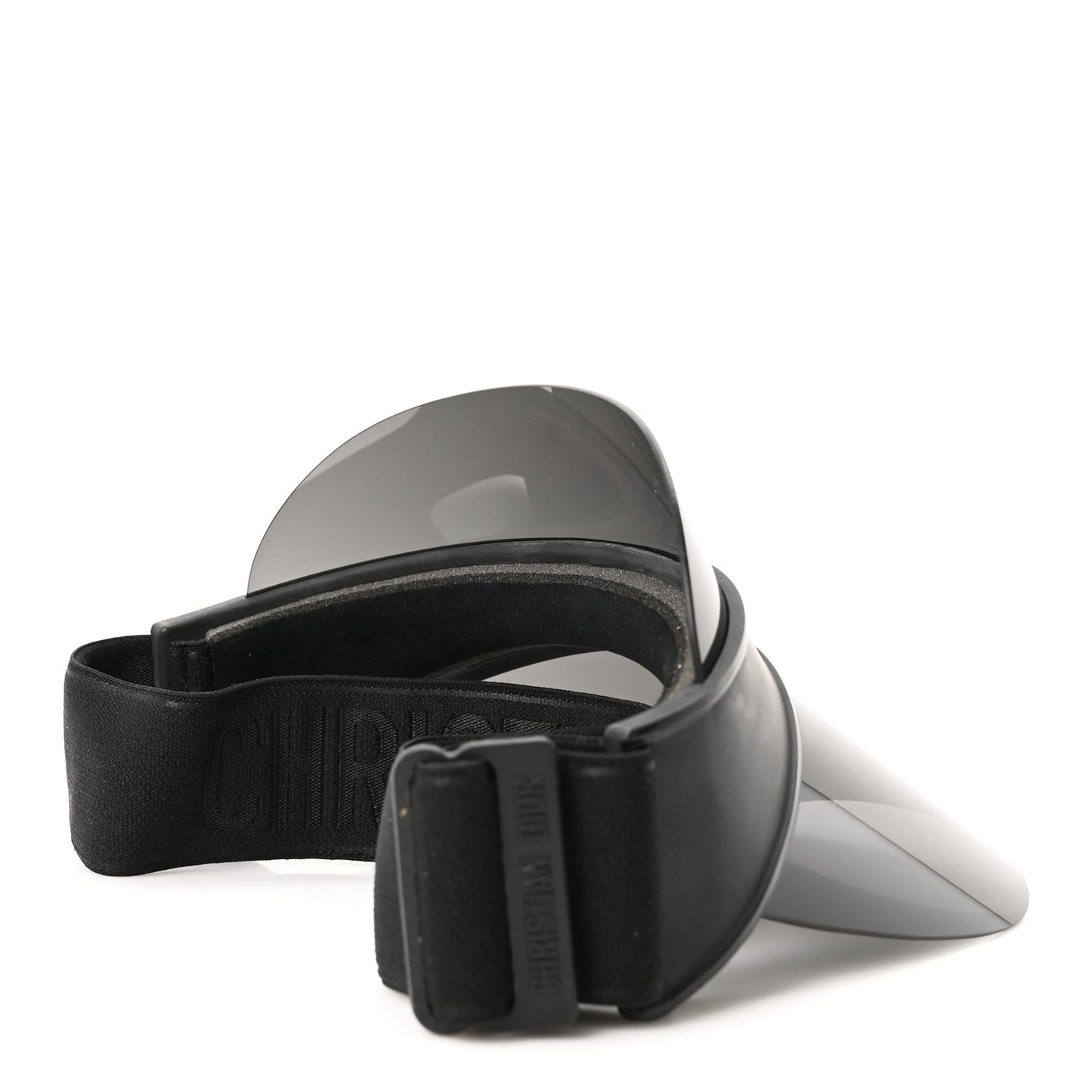 Mirrored DiorClubV1U Sun Visor Black
