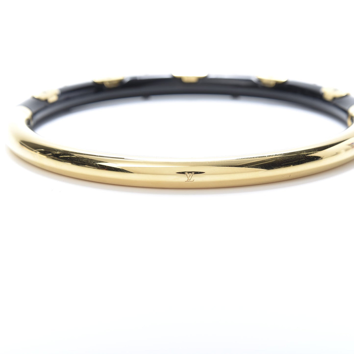 Daily Monogram Necklace Black
