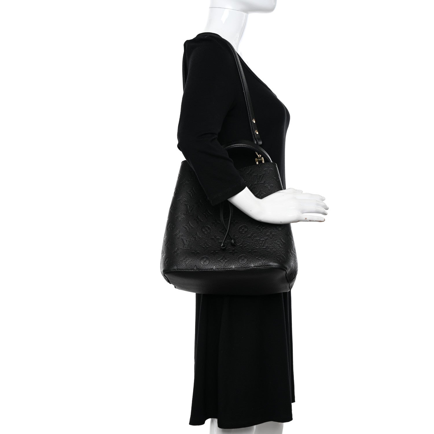 Louis Vuitton Empreinte Neonoe MM Black 2 of 11