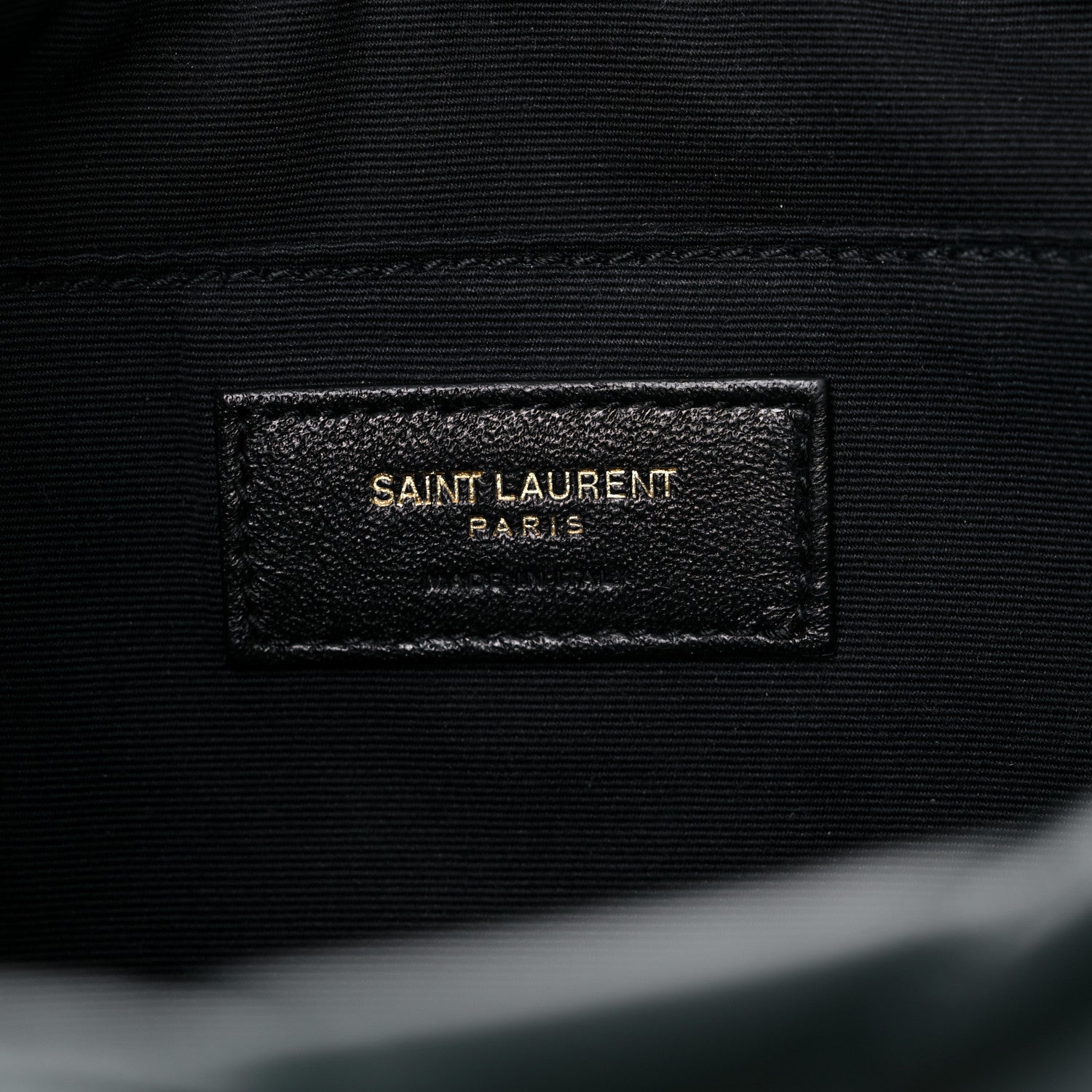 Saint Laurent Calfskin Matelasse Monogram Lou Camera Bag Green 6 of 9