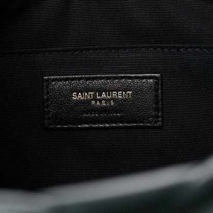 Saint Laurent Calfskin Matelasse Monogram Lou Camera Bag Green 6 of 9