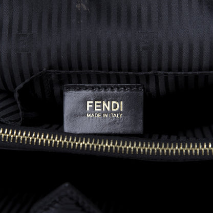 Fendi Patent Regular 2Jours Tote Black Red Milk 9 of 10