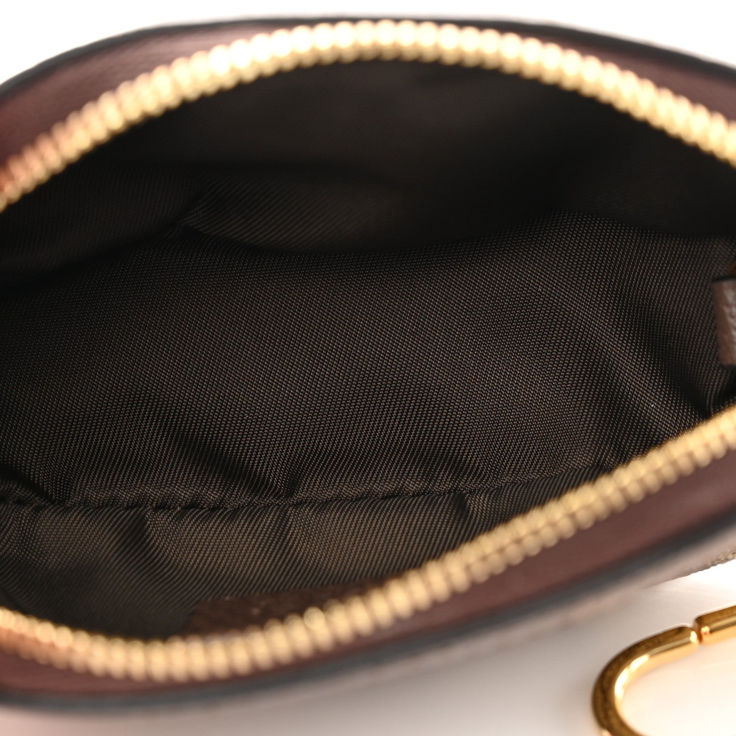 Gucci GG Supreme Monogram Web Ophidia Dome Key Pouch Beige New Acero 5 of 9