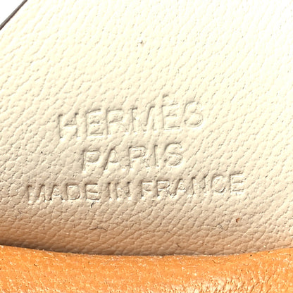 Hermes Milo Lambskin Grigri Rodeo Pegase Horse Bag Charm PM Sesame Black Nata 3 of 5