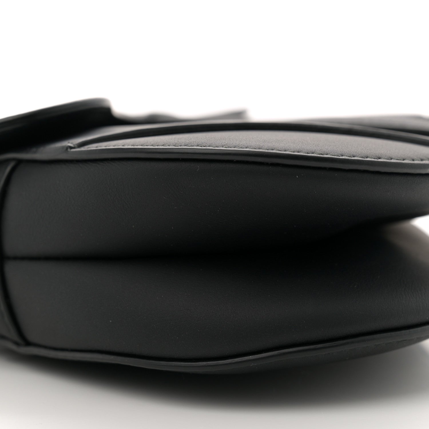Christian Dior Ultra Matte Calfskin Mini Saddle Bag Black 9 of 12