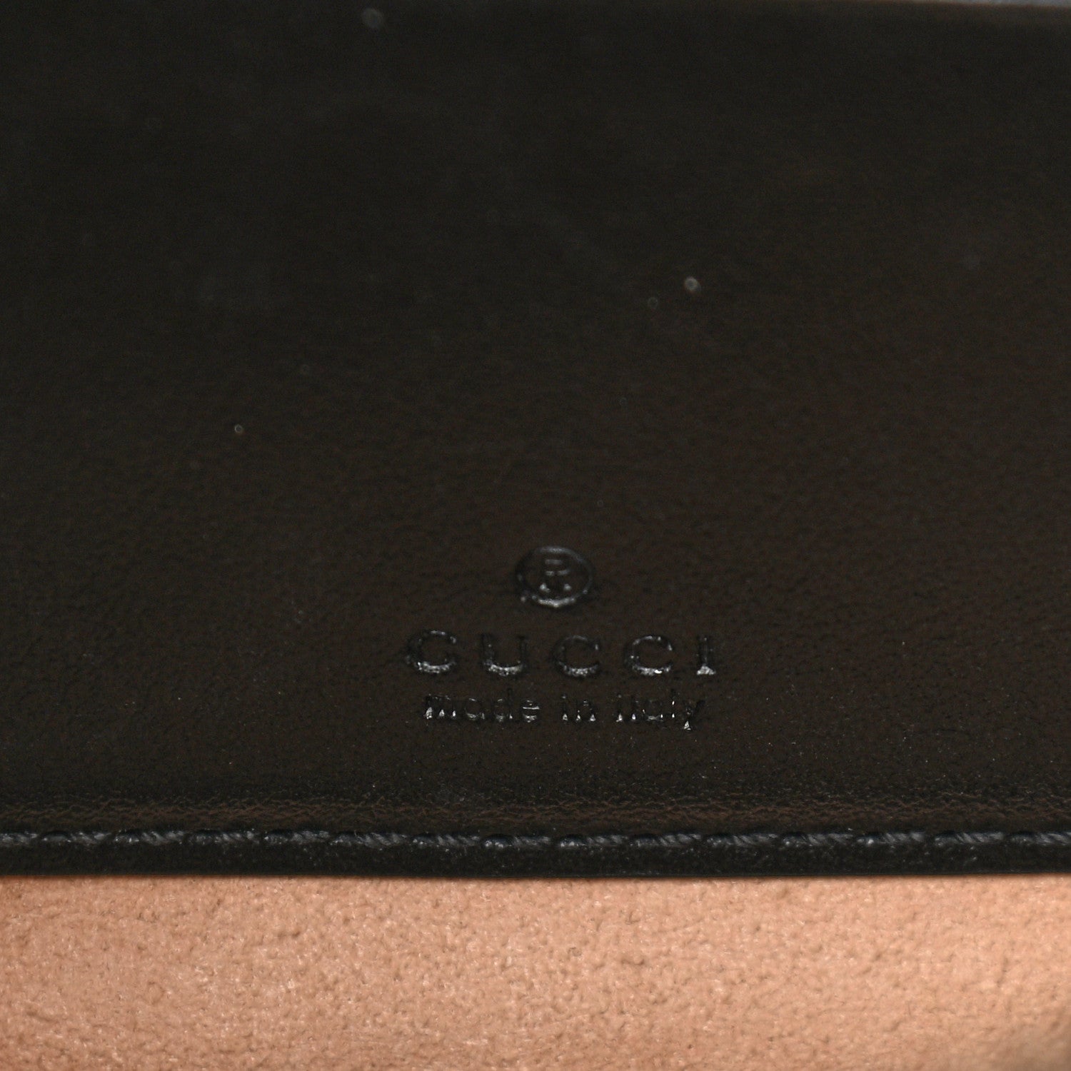 Gucci Calfskin Matelasse Mini GG Marmont Round Backpack Black 5 of 11