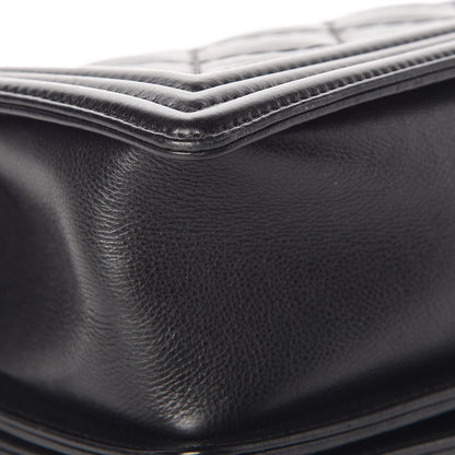 Chanel Calfskin Double Stitch Medium Boy Flap Black 14 of 14