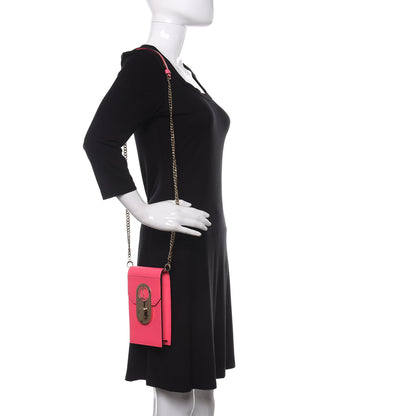 Christian Louboutin Calfskin Elisa Phone Crossbody Pink 2 of 11