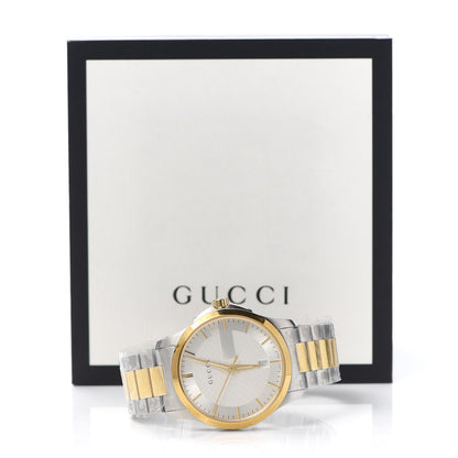Gucci Stainless Steel 38mm G-Timeless Two Tone Quartz Watch 6 of 6